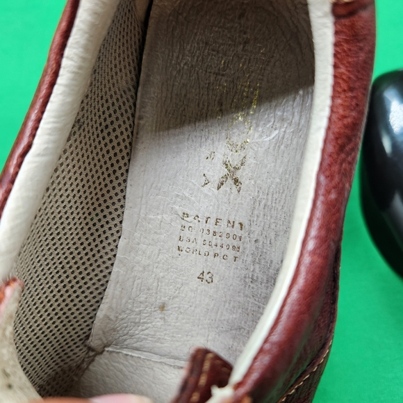 Geox Mens Size 43 US 10 Brown Lace Up Everyday Casual Stylish Comfort Shoes - Picture 8 of 14